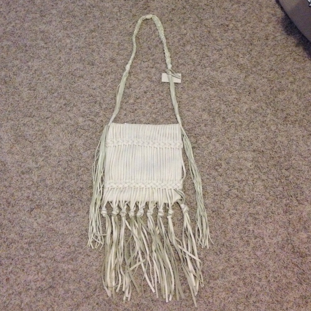 Linea pelle daisy fringe bag